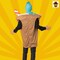 Cold Brew Coffee Adults Costume Tunic with Hat and Scarf Funny Halloween Party Outfit